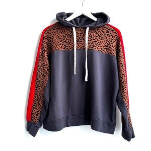 Monrow Super-Soft Pattern Mix Hoodie